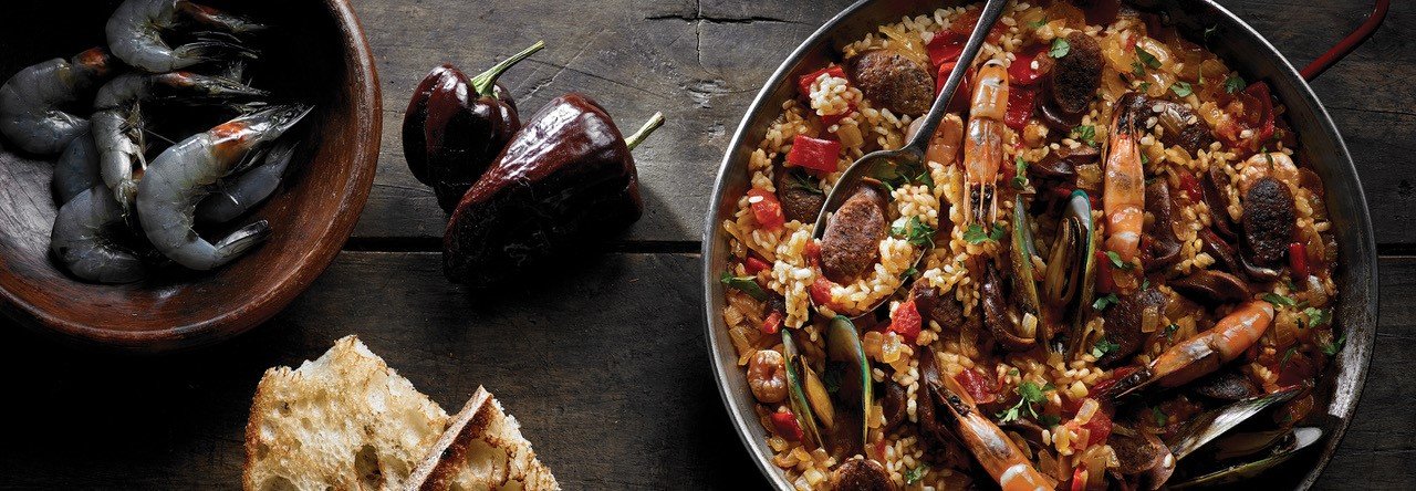 Hero image for Paella with Chipotle Sausage