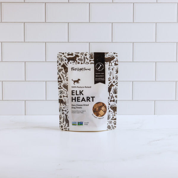 Elk Heart Dog Treats